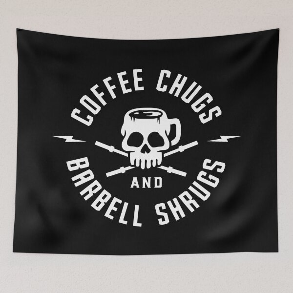 Item preview, Coffee Chugs And Barbell Shrugs designed and sold by Brogress Project.