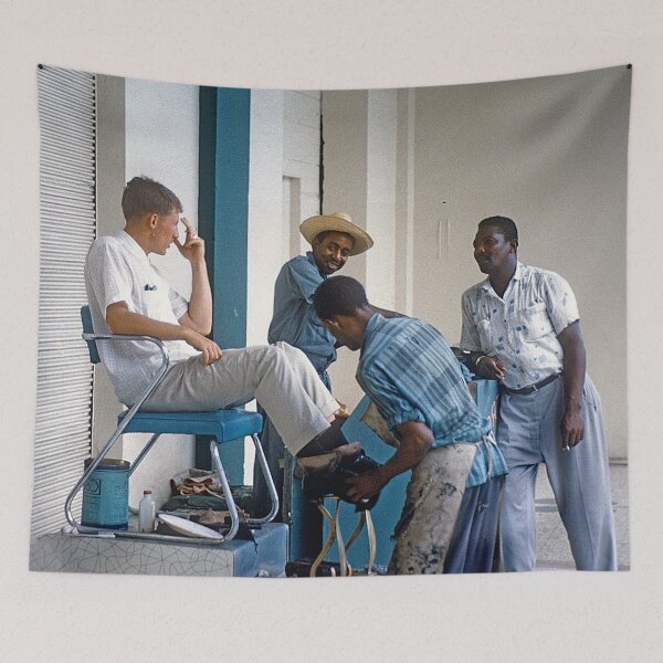 Item preview, Shoe Shine On The Streets Of Havana Cuba designed and sold by DEC02.