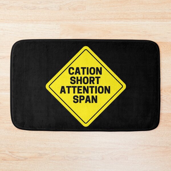 Item preview, Caution, Short Attention Span designed and sold by Sam Artist.