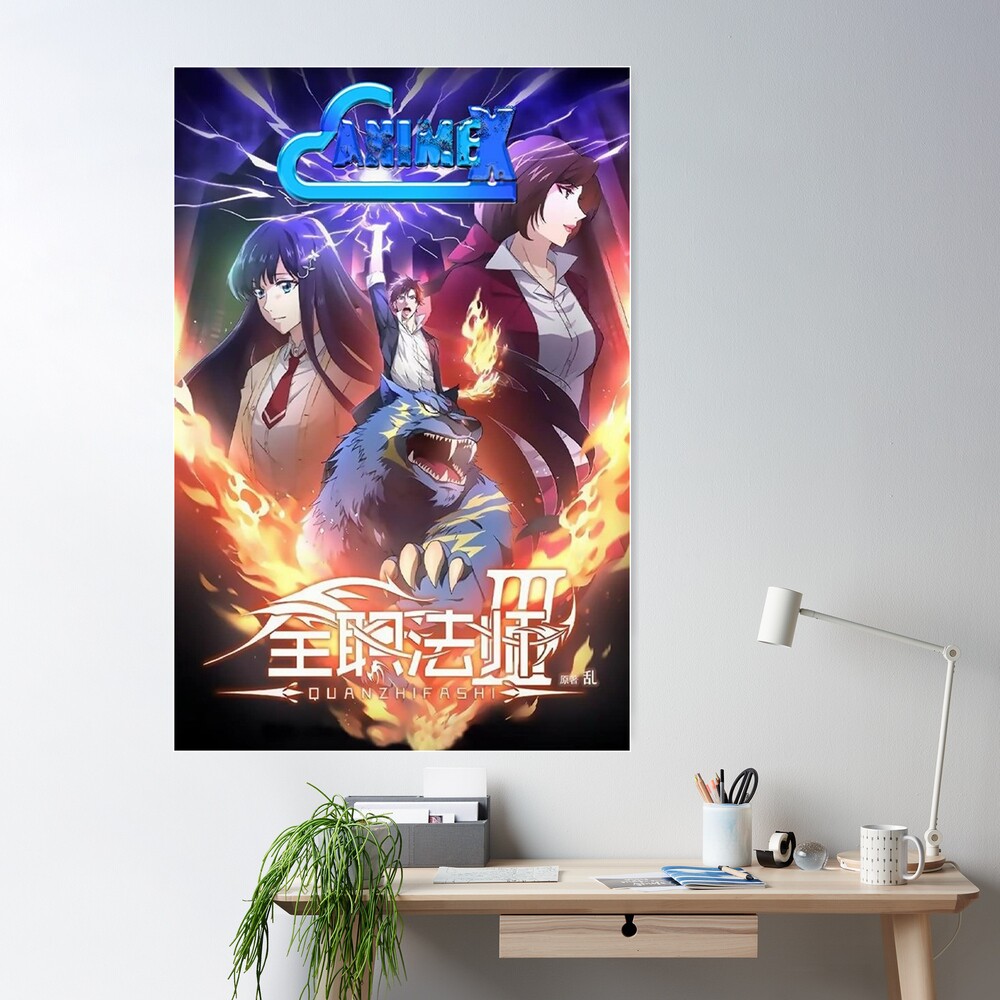 full time magister anime Poster for Sale by joancalhoun