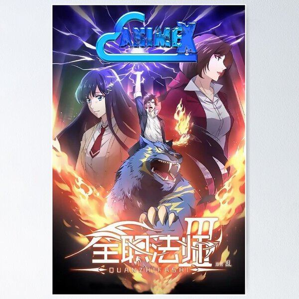 full time magister anime Poster for Sale by joancalhoun