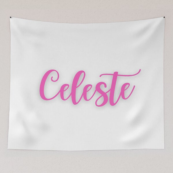 Item preview, Pretty Pink Celeste Name Design Pink Script designed and sold by debmund.