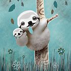 Baby Sloth Daylight by Karin Taylor