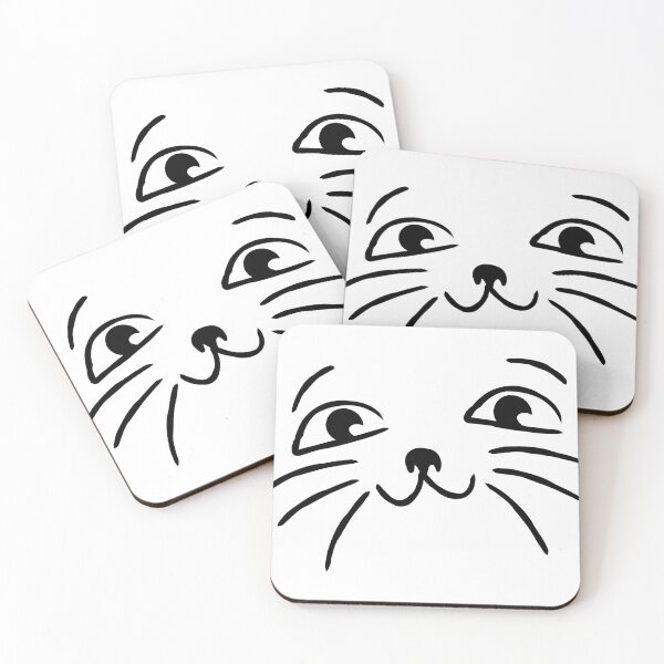 Item preview, Cute Kawaii Cat Face  designed and sold by AboveTee's Design.