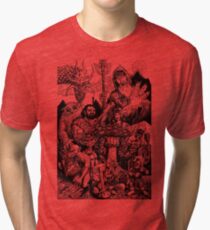 Camiseta de tejido mixto Red Box Joy