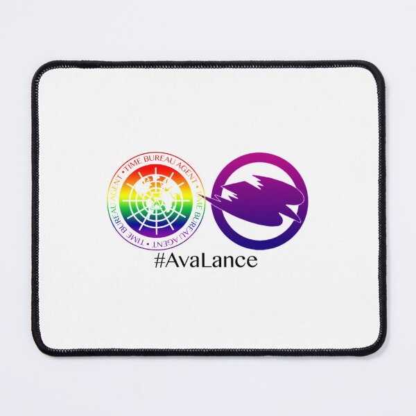 Item preview, Avalance Time Bureau, Canary Logo (Pride flag edition) Black Text designed and sold by NickCastellano2.