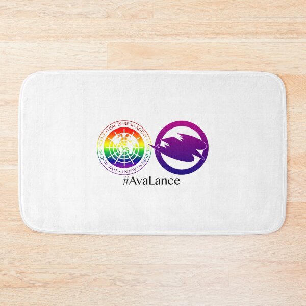 Item preview, Avalance Time Bureau, Canary Logo (Pride flag edition) Black Text   designed and sold by NickCastellano2.