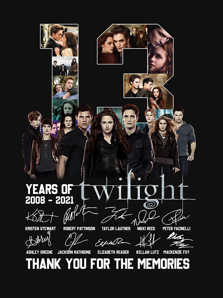 13 Years Of The Twilight Saga Signature Shirt, Twilight Cast Unisex T Shirt,  Twilight Midnight Sun Movie T Shirt Essential T-Shirt for Sale by  Kristineiu12