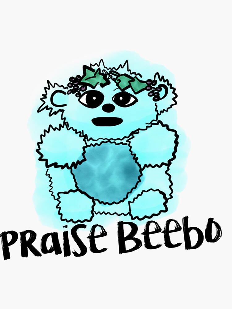 "Beebo Loves You " Sticker for Sale by NickCastellano2 Redbubble