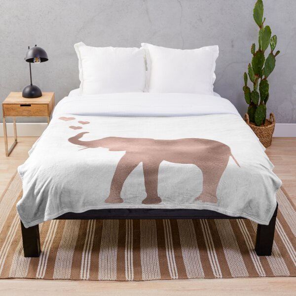 Item preview, Elephant love - rose gold foil designed and sold by peggieprints.