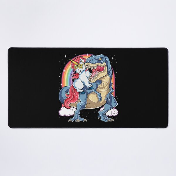 Item preview, Unicorn Riding Dinosaur T rex Boys Girls Kids Rainbow designed and sold by HugheDemeyer.