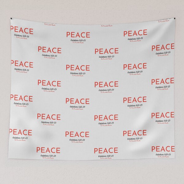 Item preview, The Fruit of The Spirit Peace - Off-White, Red designed and sold by TheReporter1.
