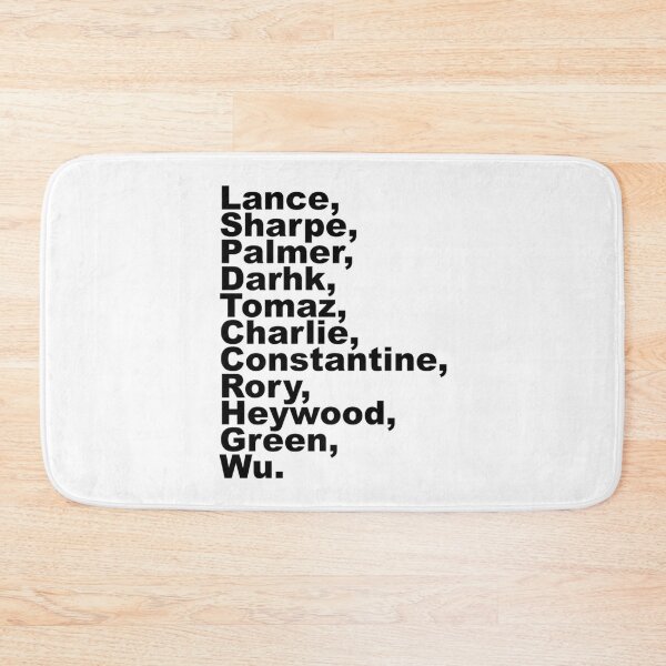 Item preview, Legends of Tomorrow last names   designed and sold by NickCastellano2.