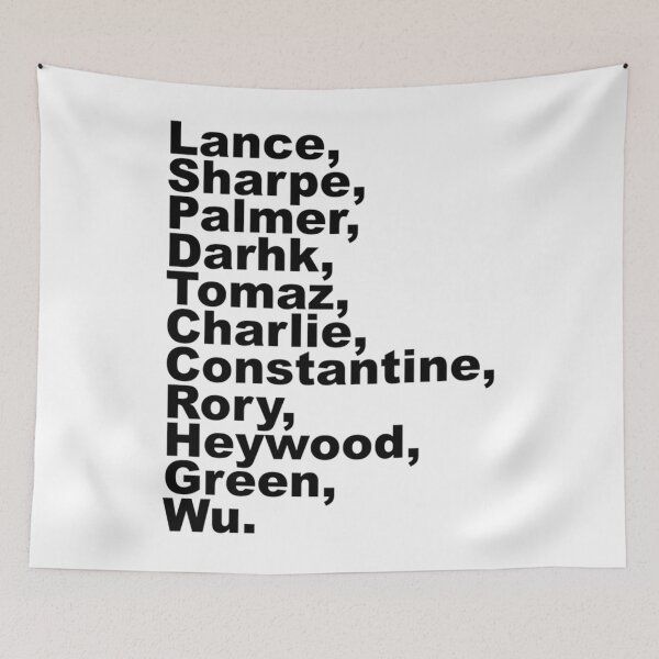 Item preview, Legends of Tomorrow last names   designed and sold by NickCastellano2.
