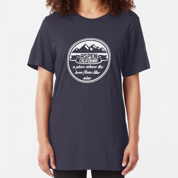 Aspen, California Slim Fit T-Shirt