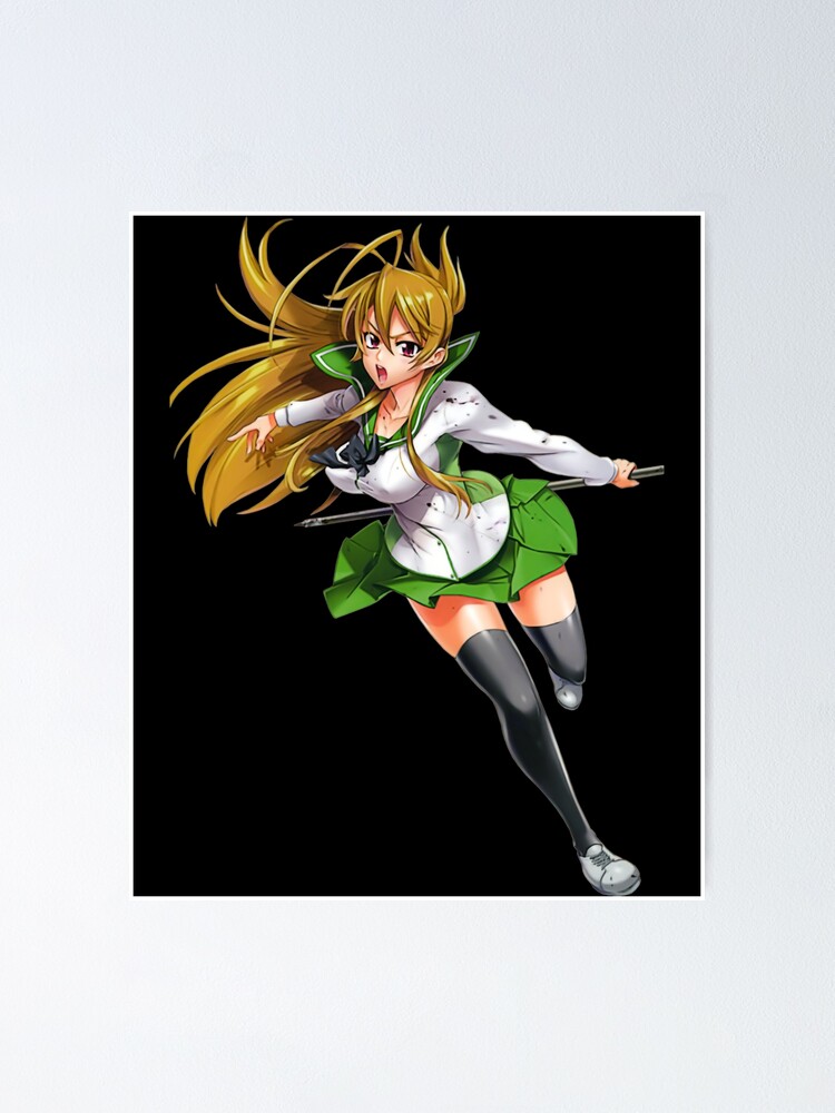 High School Of The Dead anime High School Of The Dead Poster for Sale by  Simonaigueroa