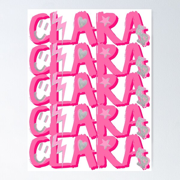 Item preview, CLARA name designed and sold by Julia Santos.