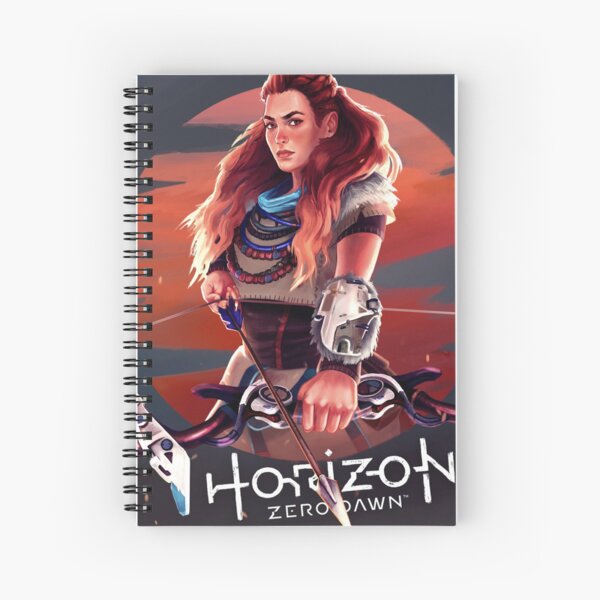 Aloy Horizon Zero Dawn 4k Spiral Notebook