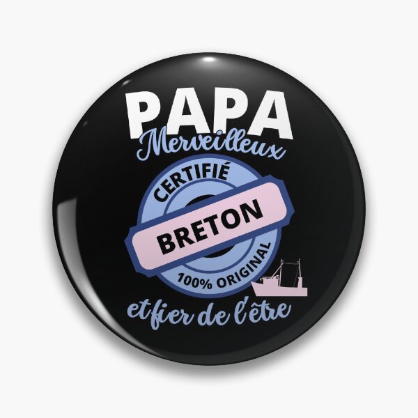Item preview, original Breton certified wonderful dad designed and sold by RomualdGR.