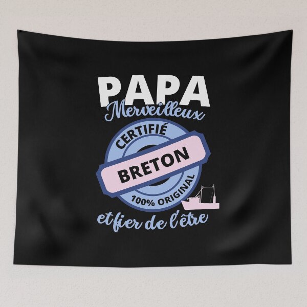 Item preview, original Breton certified wonderful dad designed and sold by RomualdGR.