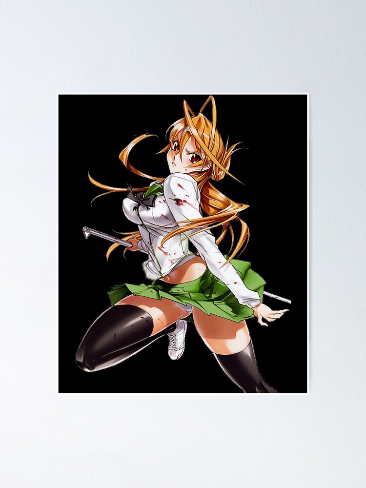 High School Of The Dead anime High School Of The Dead Poster for Sale by  Simonaigueroa