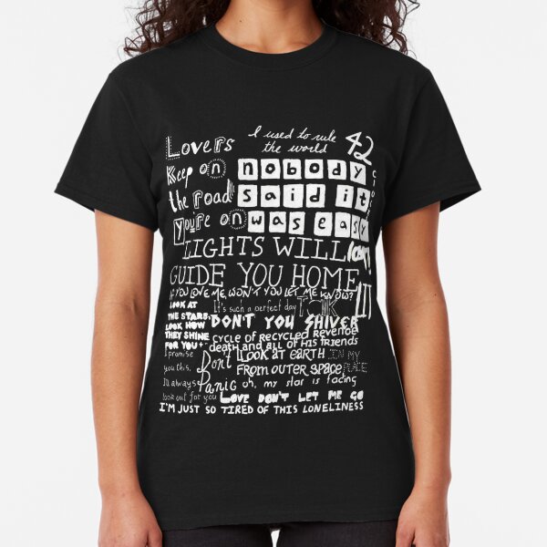 Lyrics Coldplay Classic T-Shirt