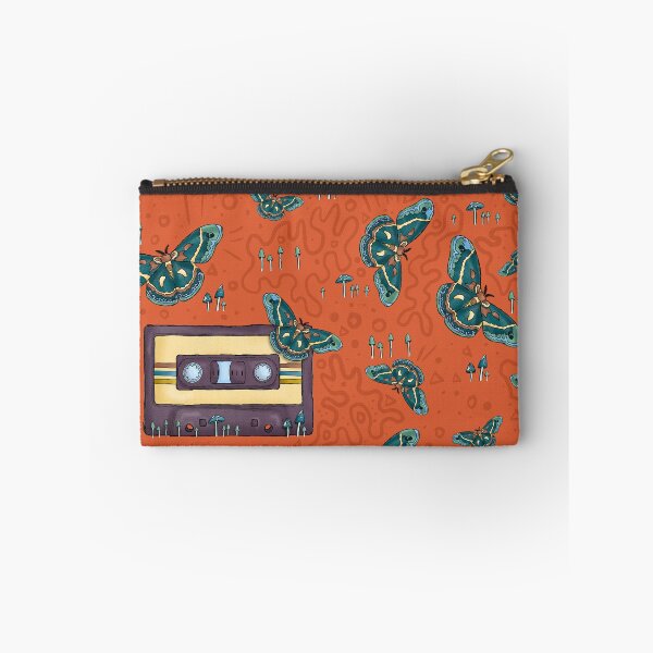 Item preview, Cassette Tape & Moths Pattern designed and sold by misslovelymess.