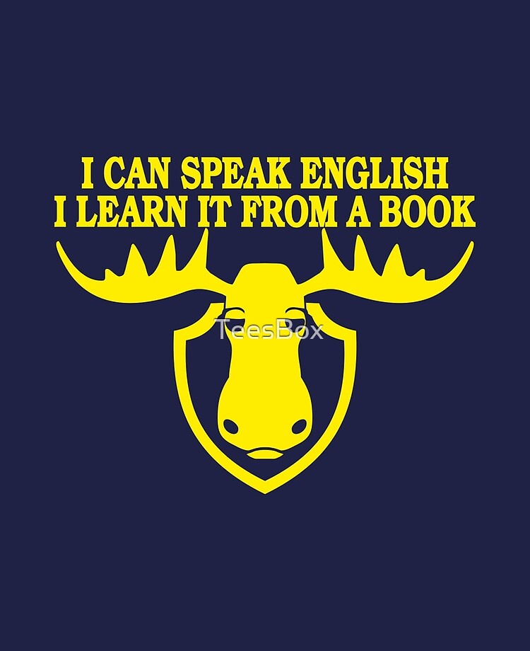 I Can Speak English I Learn It From A Book Ipad Case Skin By