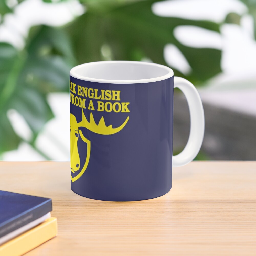 I Can Speak English I Learn It From A Book Mug By Teesbox Redbubble