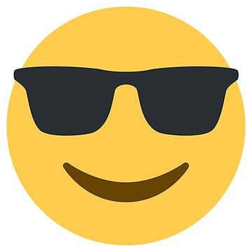 Cool store sunglasses emoji