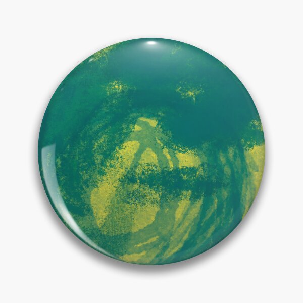 Item preview, Abstract Chaos Painting Green and Yellow designed and sold by marie-inks.