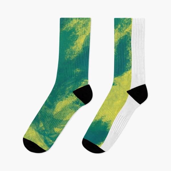 Item preview, Abstract Chaos Painting Green and Yellow designed and sold by marie-inks.