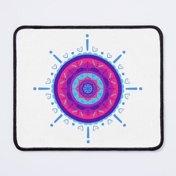 Item preview, blue pink and purple mandala designed and sold by ggradar.