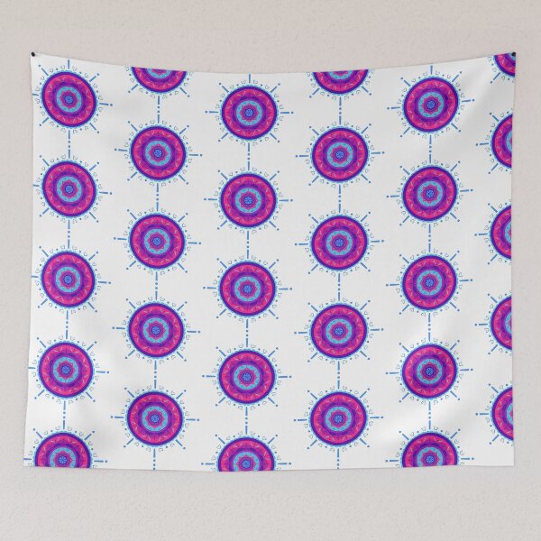 Item preview, blue pink and purple mandala designed and sold by ggradar.