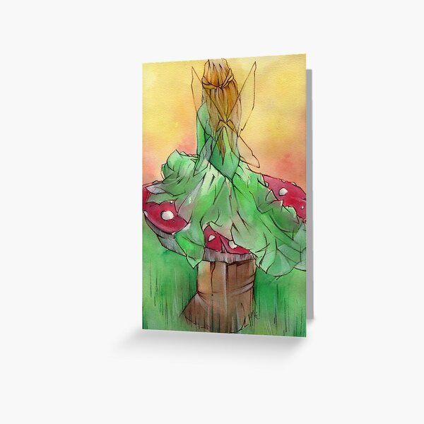 Item preview, Fairy on Toadstool designed and sold by GhostlyNature.
