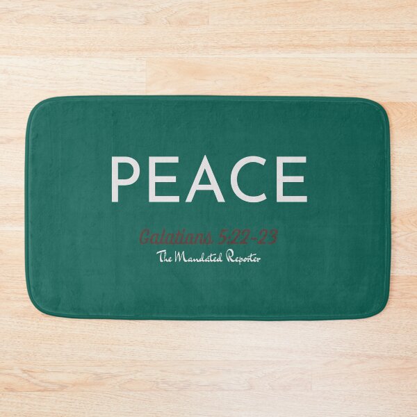 Item preview, The Fruit of The Spirit Peace - Teal, Tan designed and sold by TheReporter1.