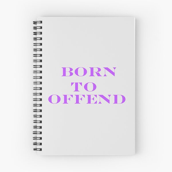 Item preview, BORN TO OFFEND - Art By Kev G designed and sold by ArtByKevG.