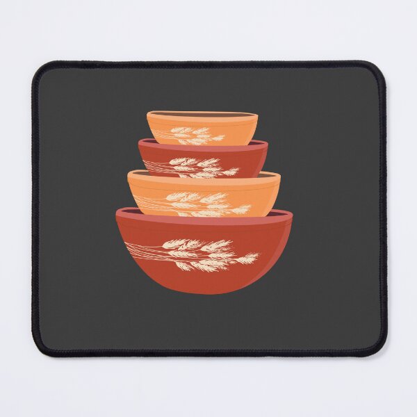 Item preview, Pyrex Autumn Harvest Bowl designed and sold by MarijkeMakesArt.