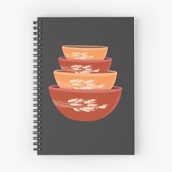 Item preview, Pyrex Autumn Harvest Bowl designed and sold by MarijkeMakesArt.