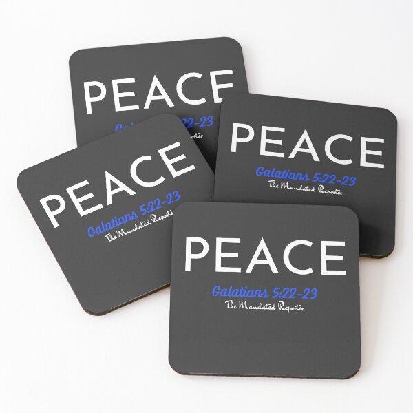 Item preview, The Fruit of The Spirit Peace - Black, White designed and sold by TheReporter1.