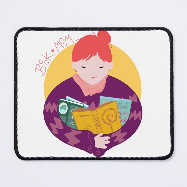 Item preview, Book Mom Cute Retro Vintage Lady Sweater Books blah blah designed and sold by marie-inks.