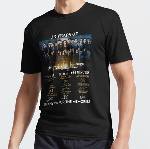 13 Years Of The Twilight Saga Signature , Twilight Cast , Twilight Midnight  Sun Movie Essential T-Shirt for Sale by DWQBVR