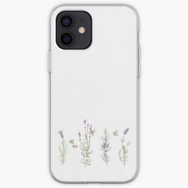 Lavender and Bees iPhone Soft Case
