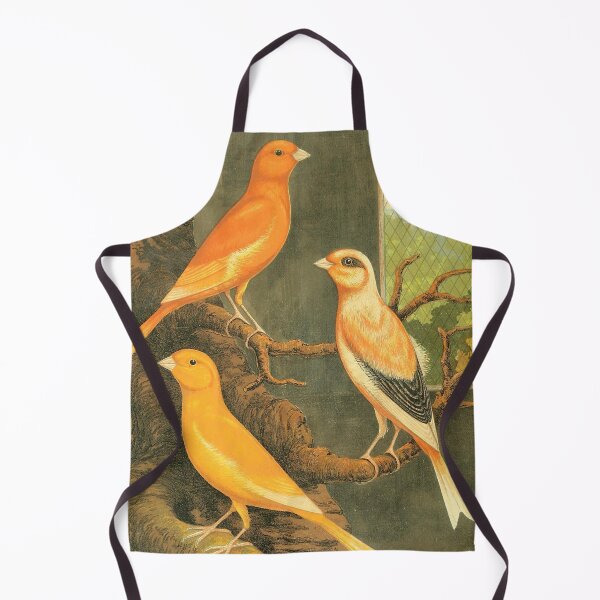 Item preview, Norwich Canaries Cage Birds Old Antique Painting designed and sold by halleinstyle.