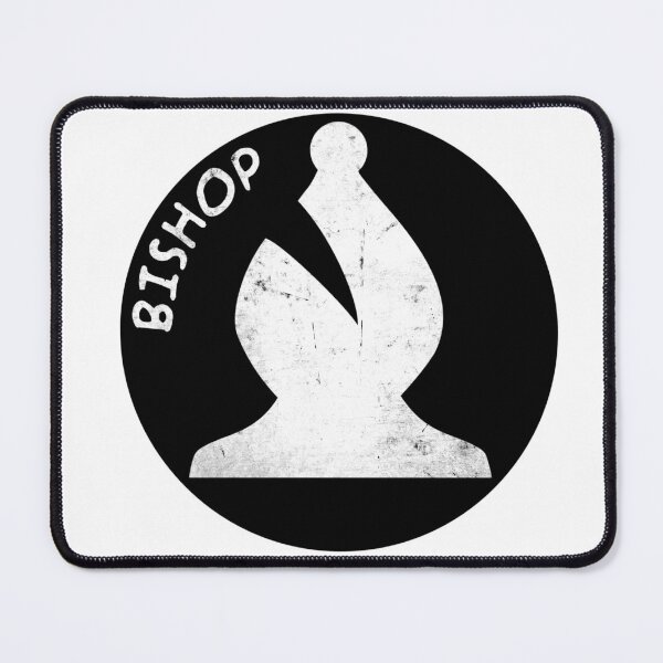 Item preview, Chess Pieces White Bishop Chess Bishop White Chess Piece designed and sold by Minnesnowta.