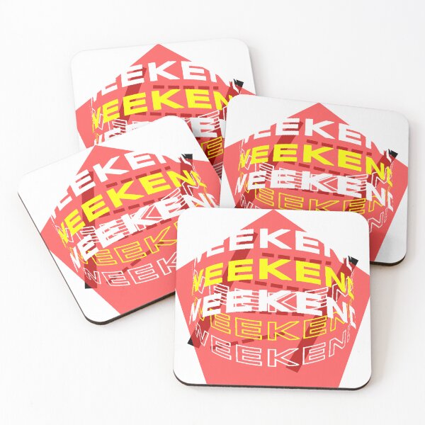 Item preview, weekend circle red yellow colour designed and sold by time-to-relax.