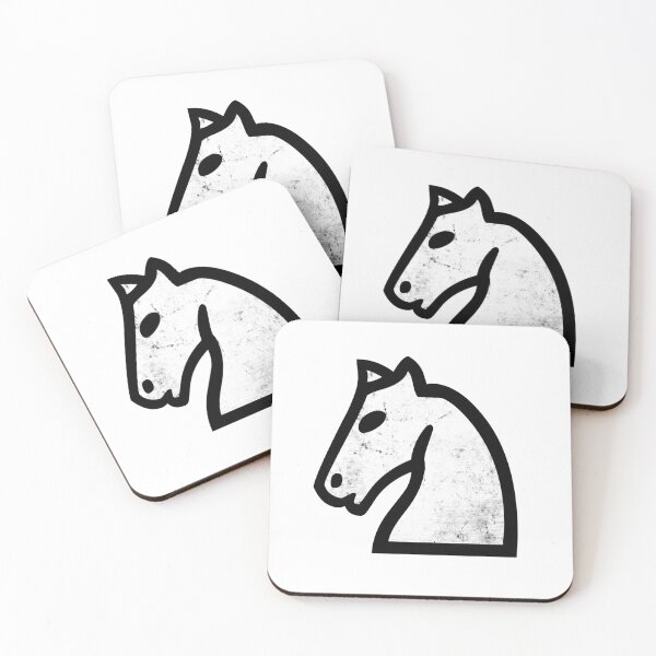 Artikelvorschau, Schachfiguren Weißer Ritter Schachritter Weiße Schachfigur entworfen und verkauft von Minnesnowta.