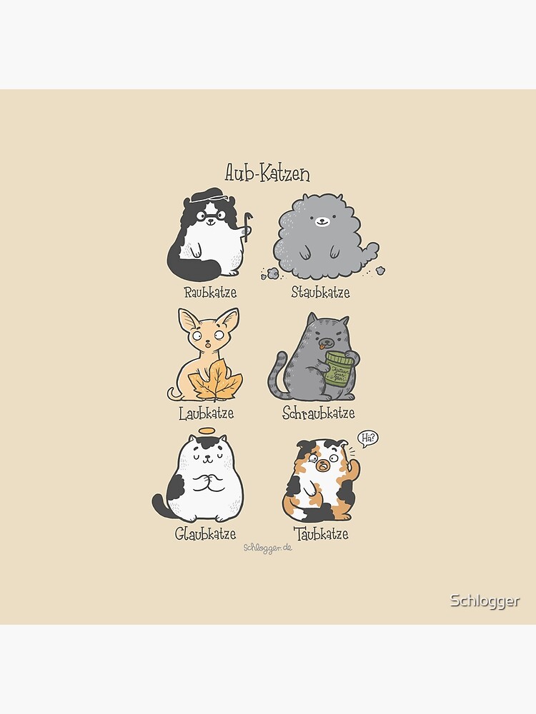 Aub-Katzen (Punny Cats) by Schlogger
