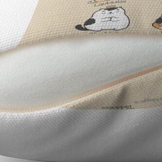 Alternate view of Aub-Katzen (Punny Cats) Throw Pillow