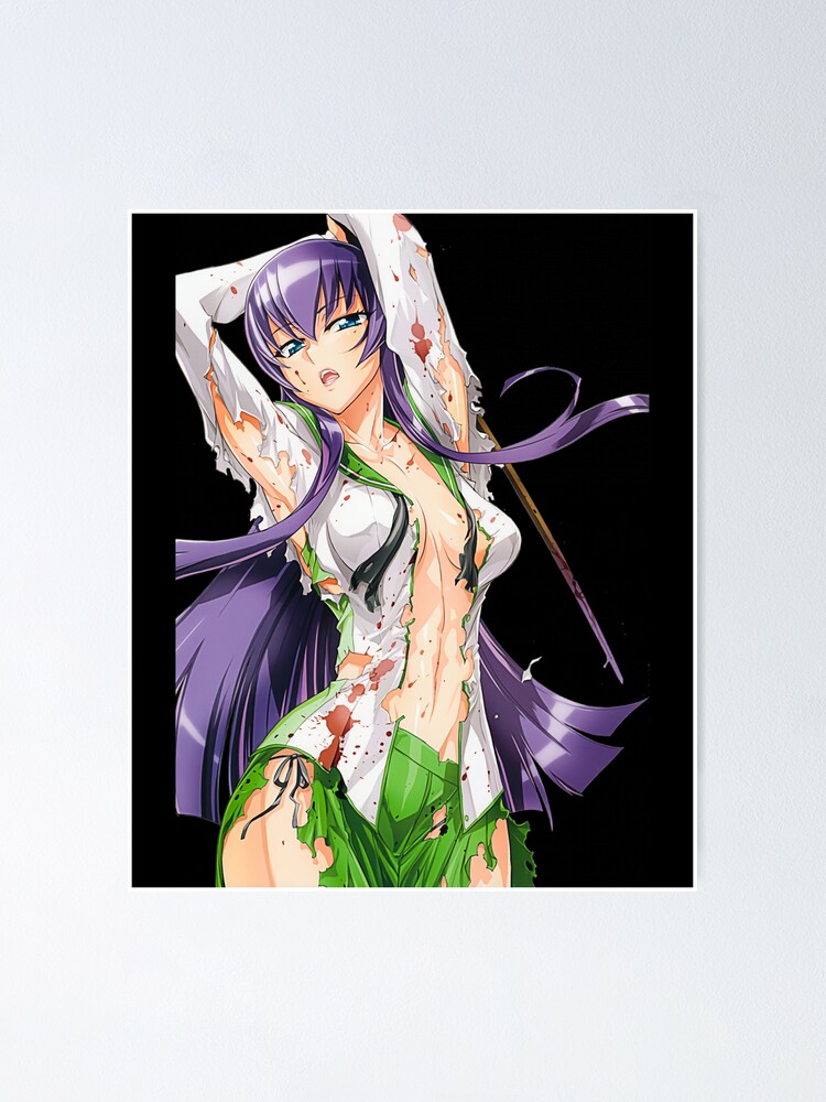 High School Of The Dead anime High School Of The Dead Poster for Sale by  Simonaigueroa